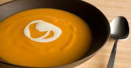 Soupe potiron-carotte-patate douce